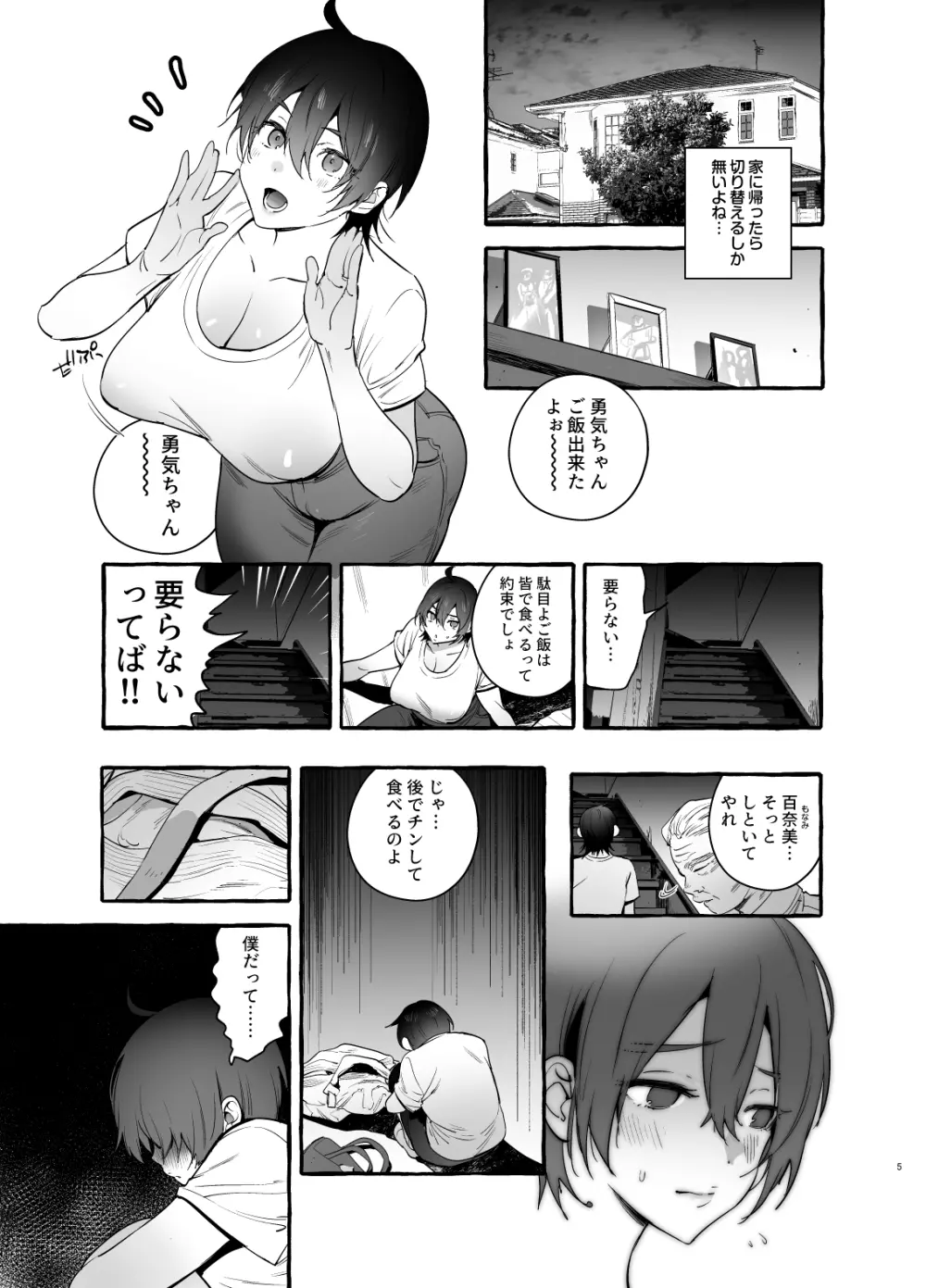 デカつよママはボクに甘い。 - page6