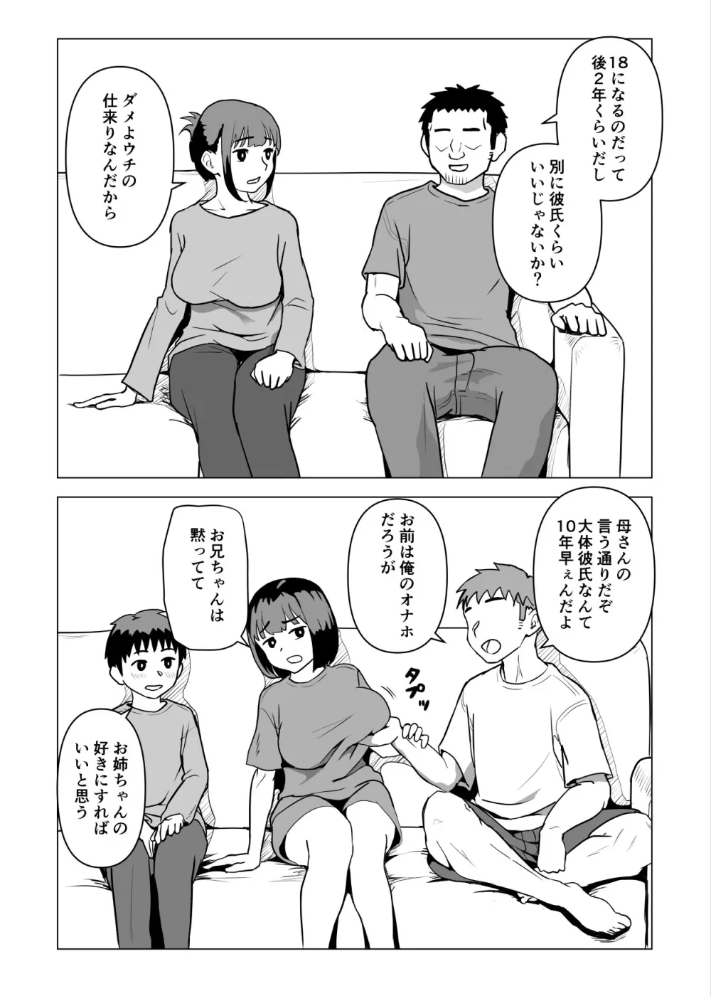 ウチでは家族セックスは常識らしい - page45