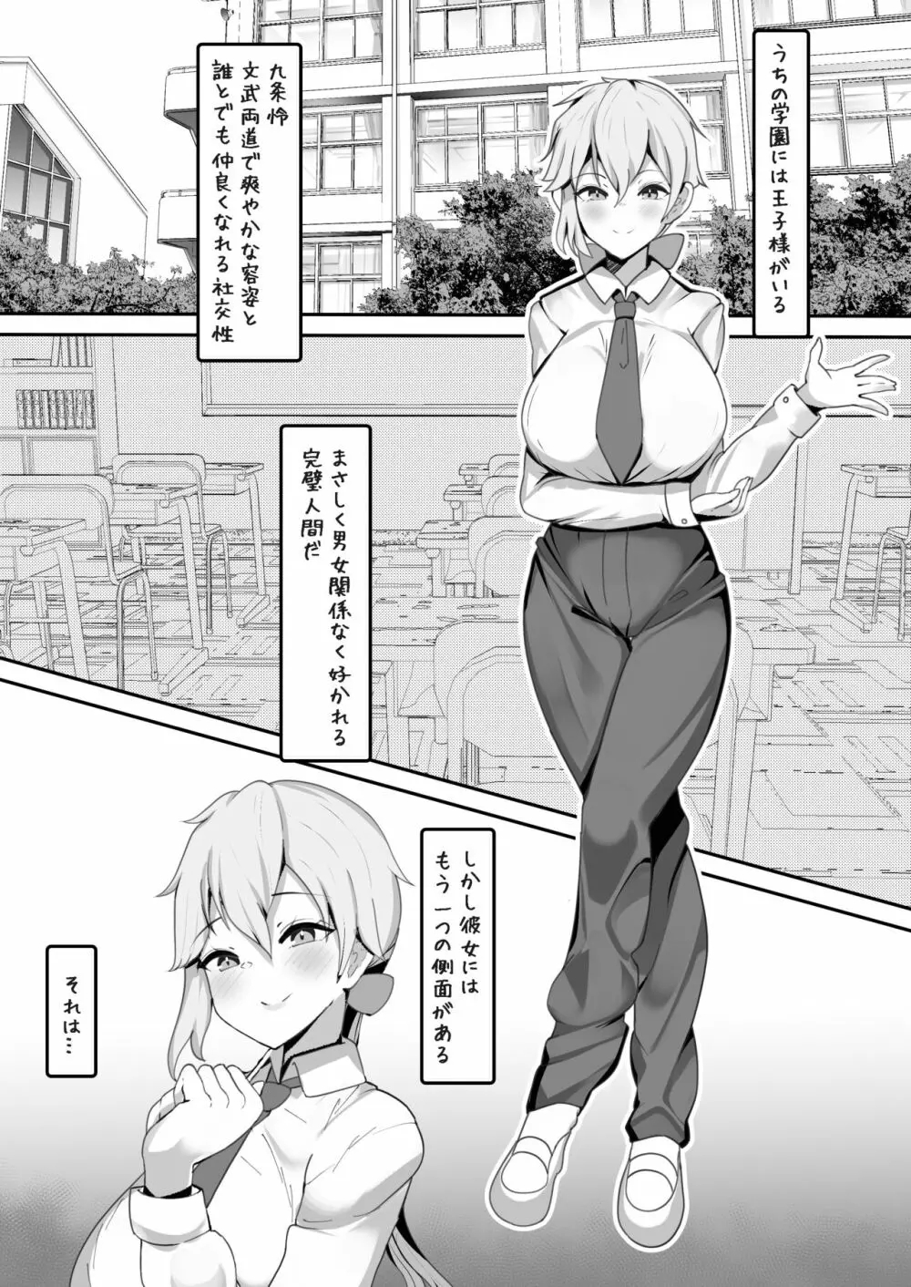 学園の王子様は僕だけの雌執事 - page4