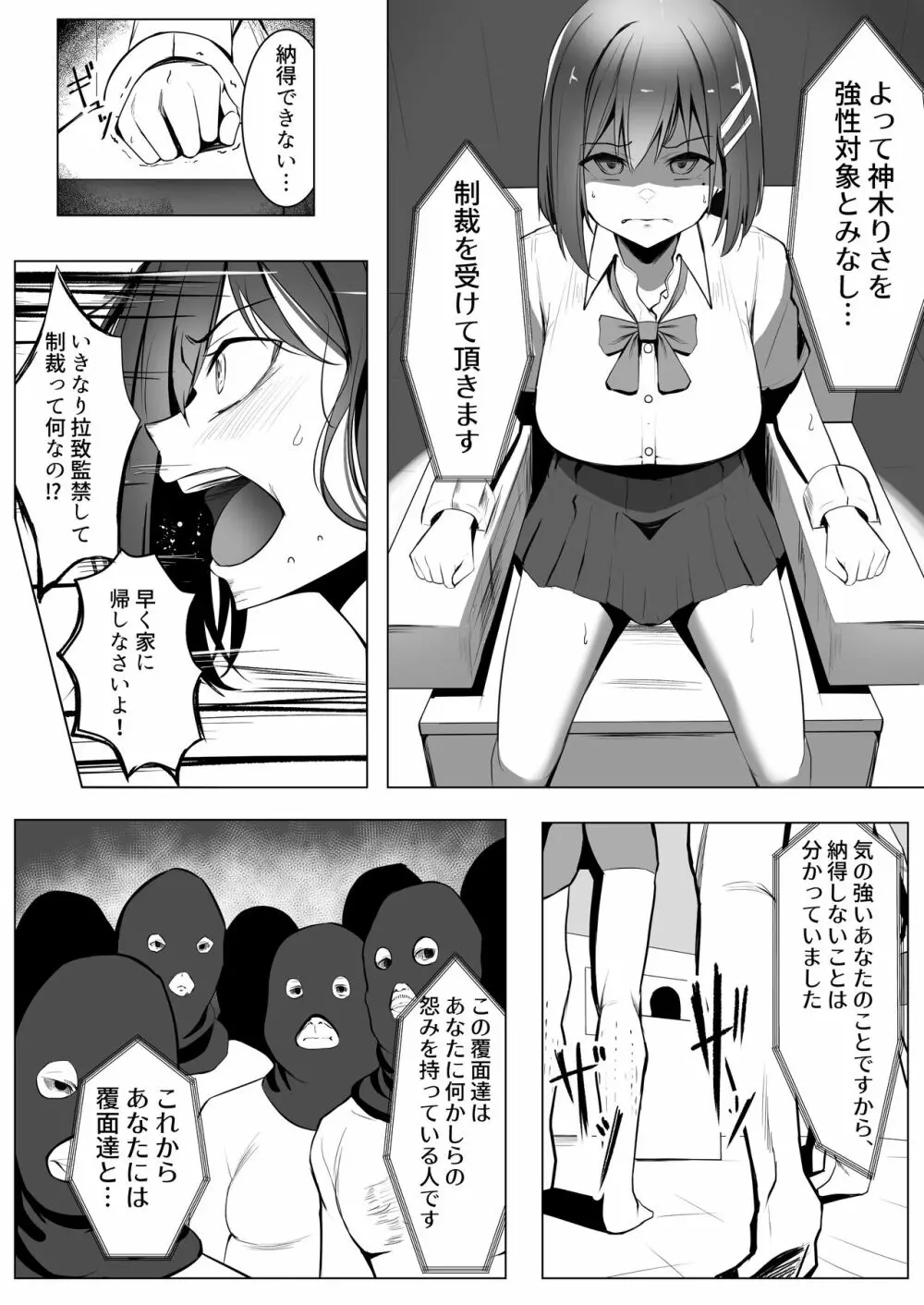 お仕置きゲーム〜強●施設で生意気娘を調教します〜 - page6