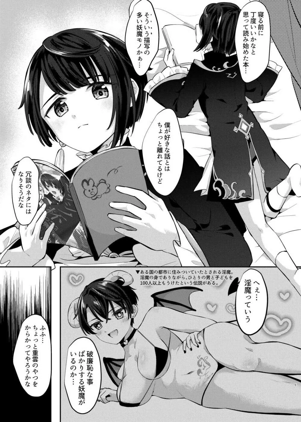 うそつきは淫魔のはじまり - page4