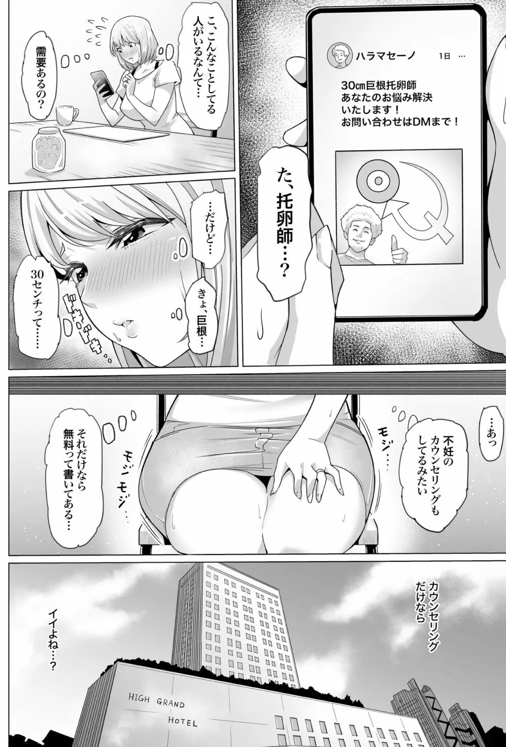 妊娠懇願寝取られ托卵妻～30cm巨根托卵師に孕まされた変態人妻ミカ～ - page5