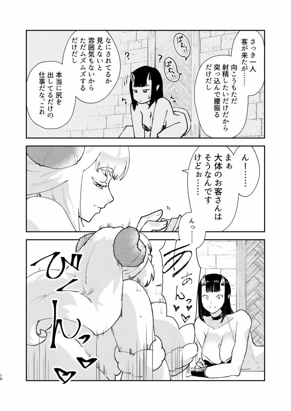 元最強魔王現TS娼婦2 眠ってお尻出すだけの簡単なお仕事編 - page8