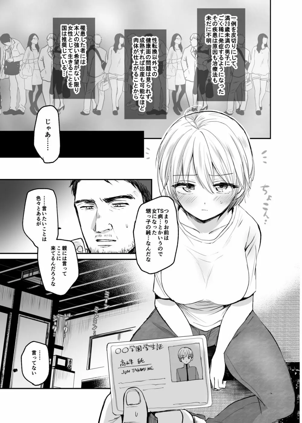 女体化した俺は、叔父さんに… - page5