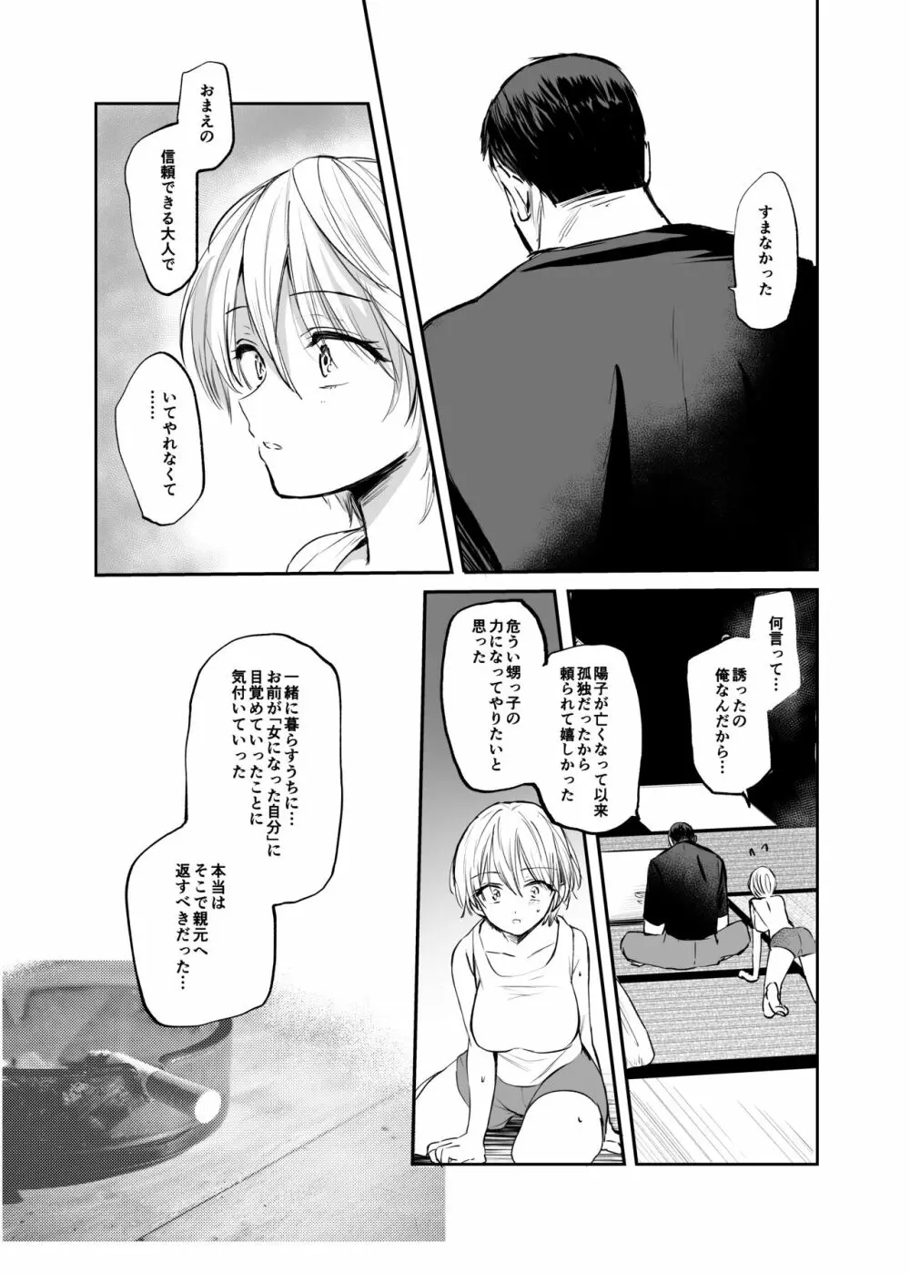 女体化した俺は、叔父さんに… - page56