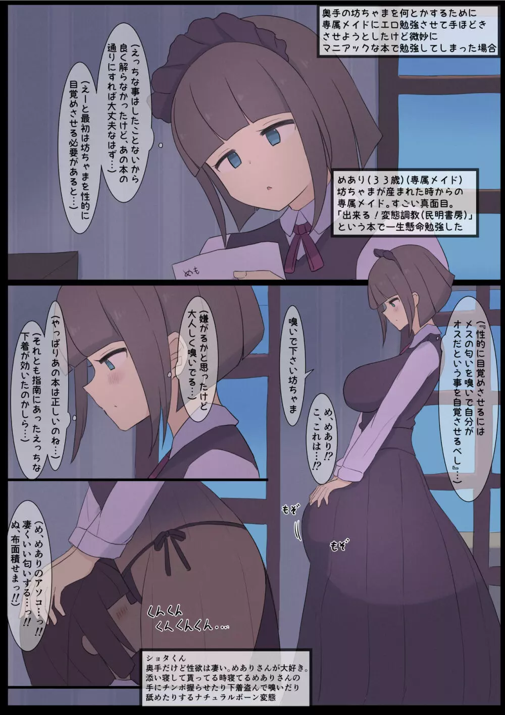 真面目なメイド - page1