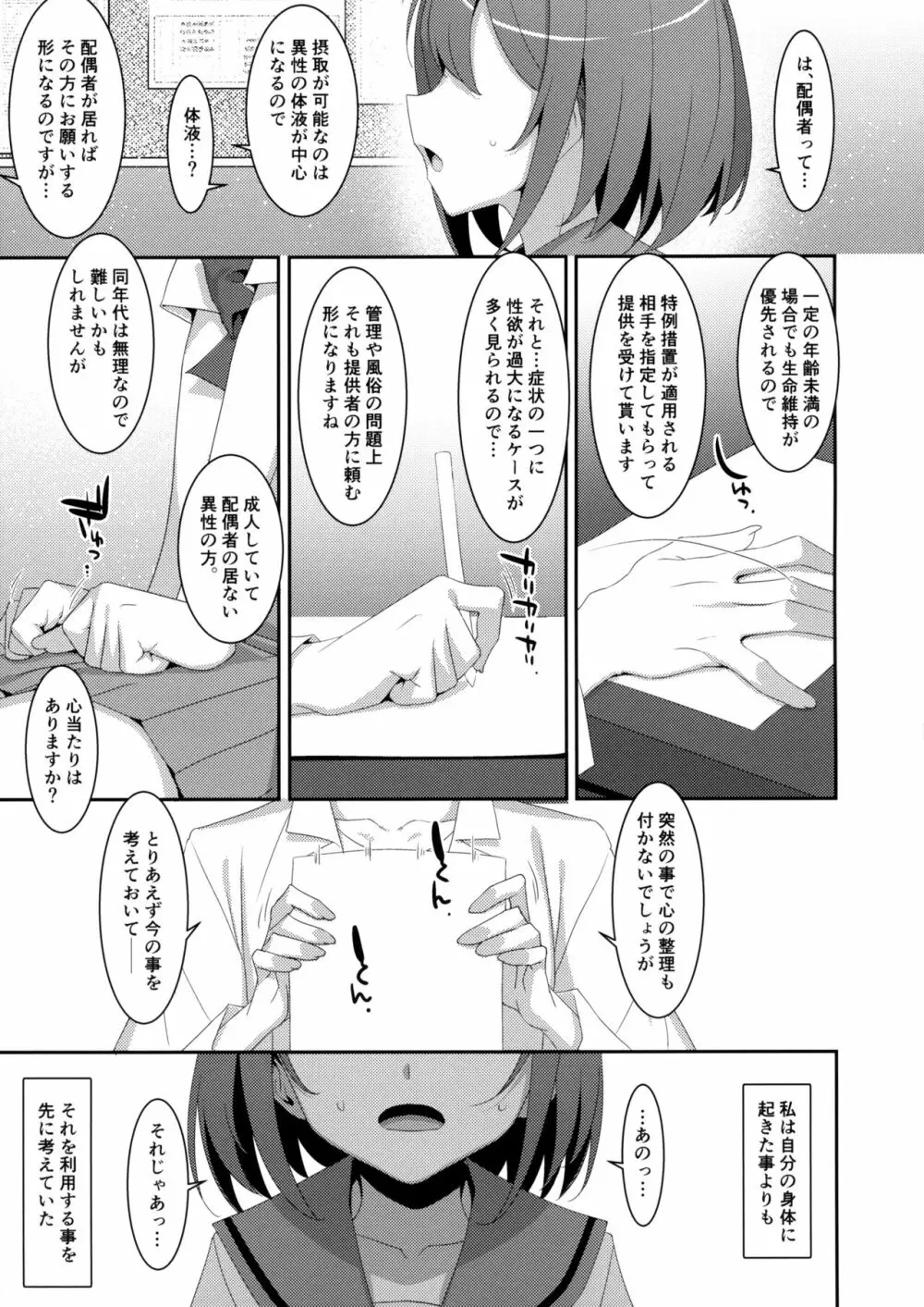 サキュバス病の彼女の生活 - page6