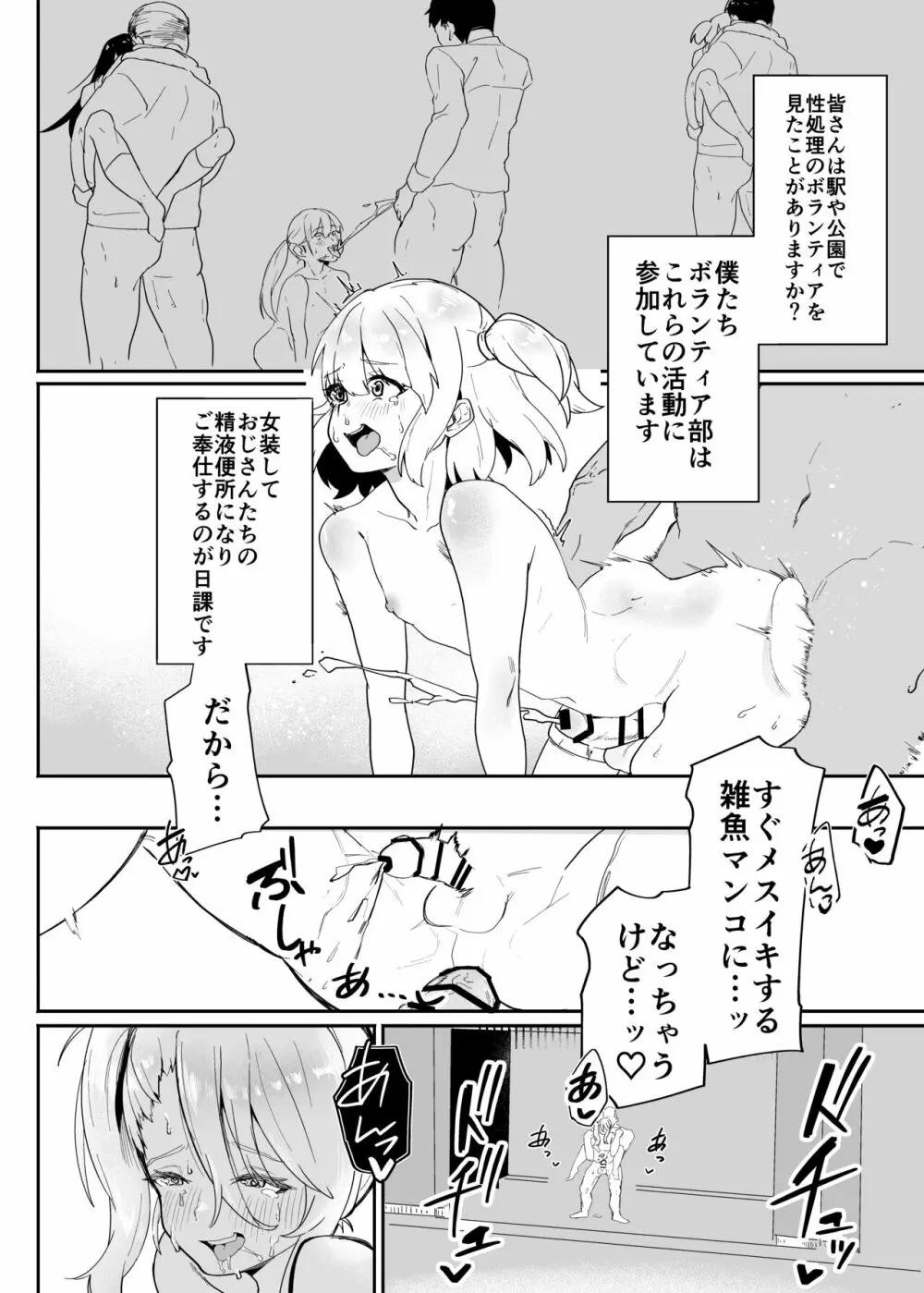 男子学生メス堕ち性処理ボランティア - page2