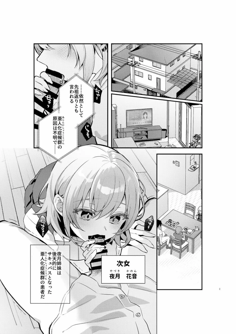 夜月姉妹の非常食1 - page2