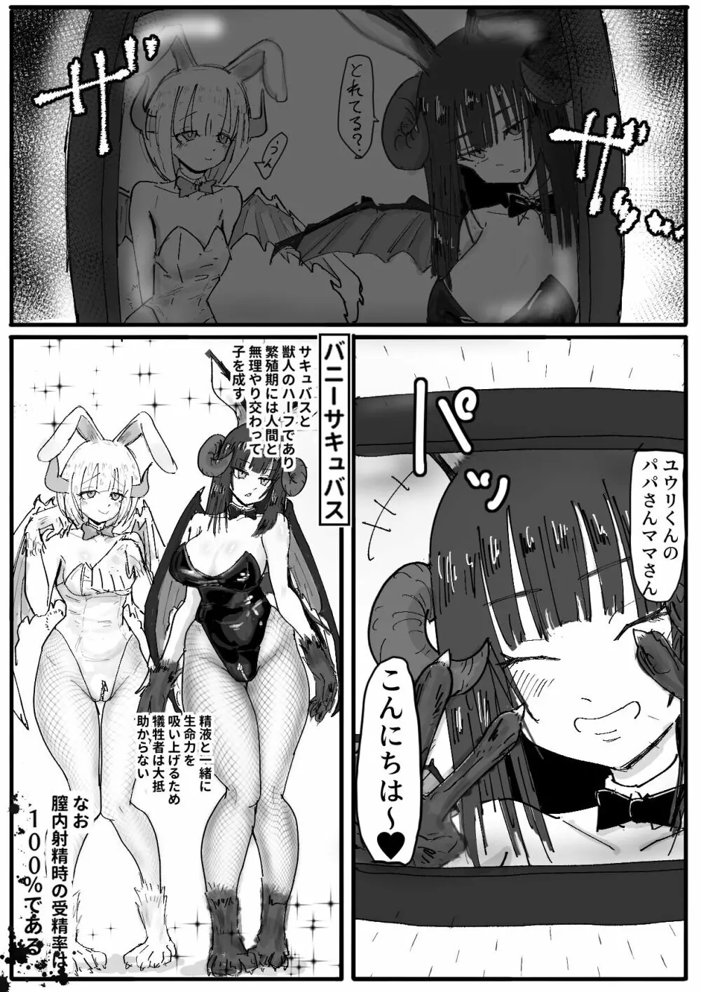 ウサギサキュバスで愛する息子との別れ子作り動画手紙が届く話 - page3