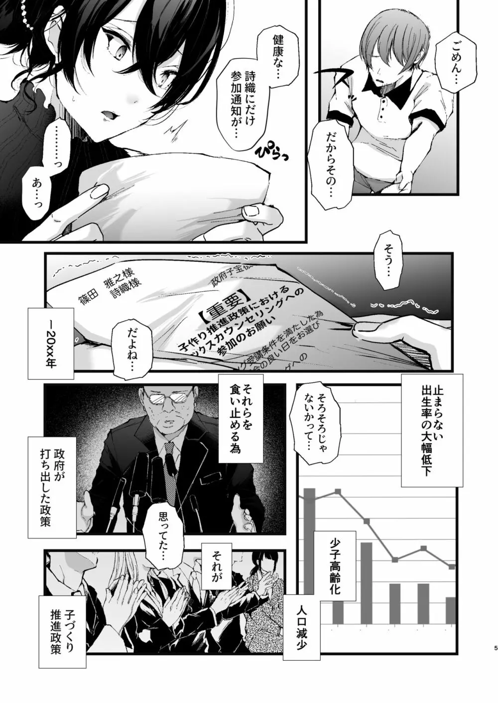 政府公認セックスカウンセラーに寝取られた僕の妻 - page5