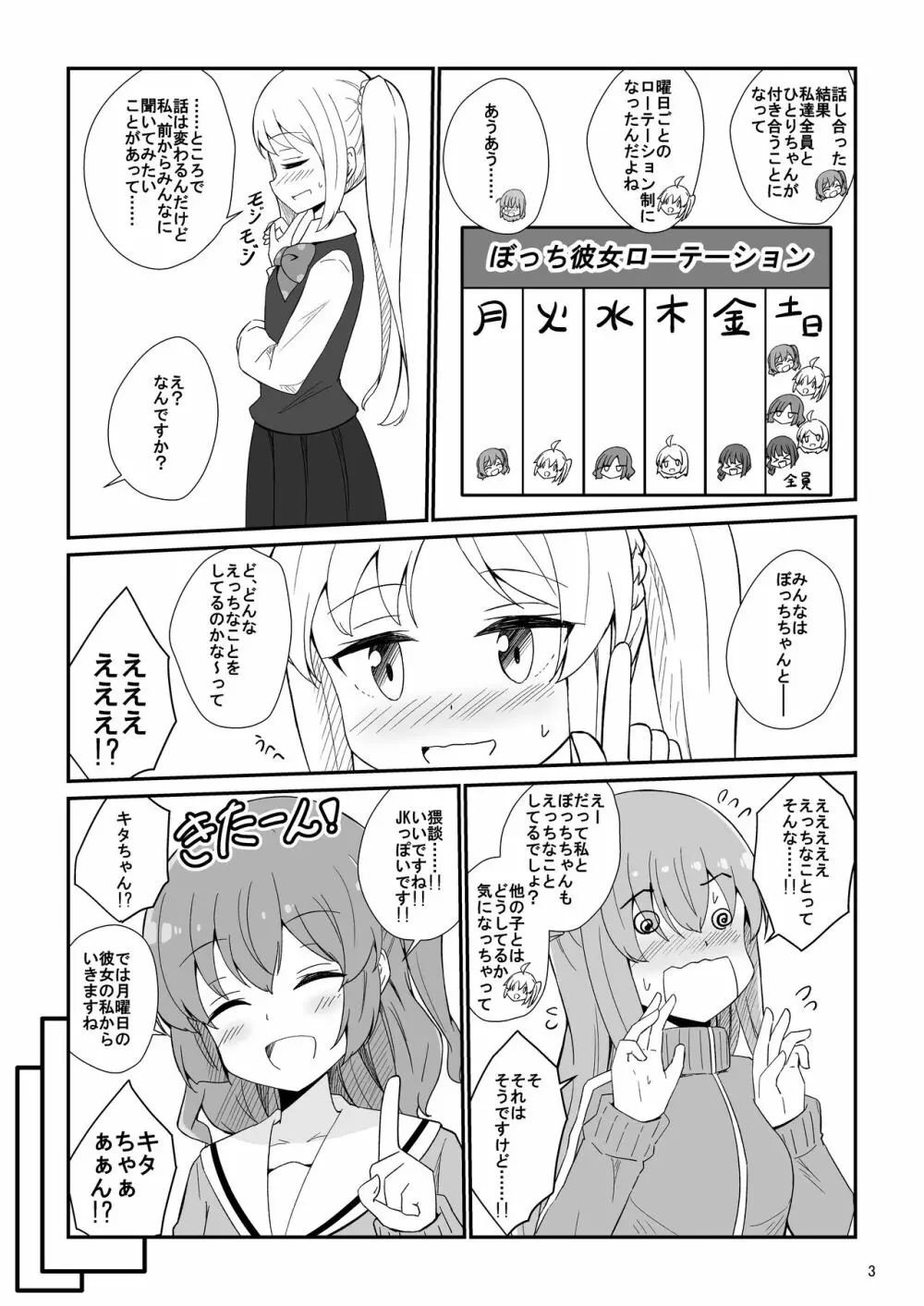 ぼっちざはーれむ! - page4