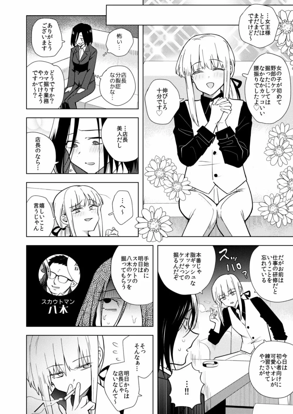 適性０のふたなり女王様 -鬼シゴキ！地獄の逆アナル研修- - page20