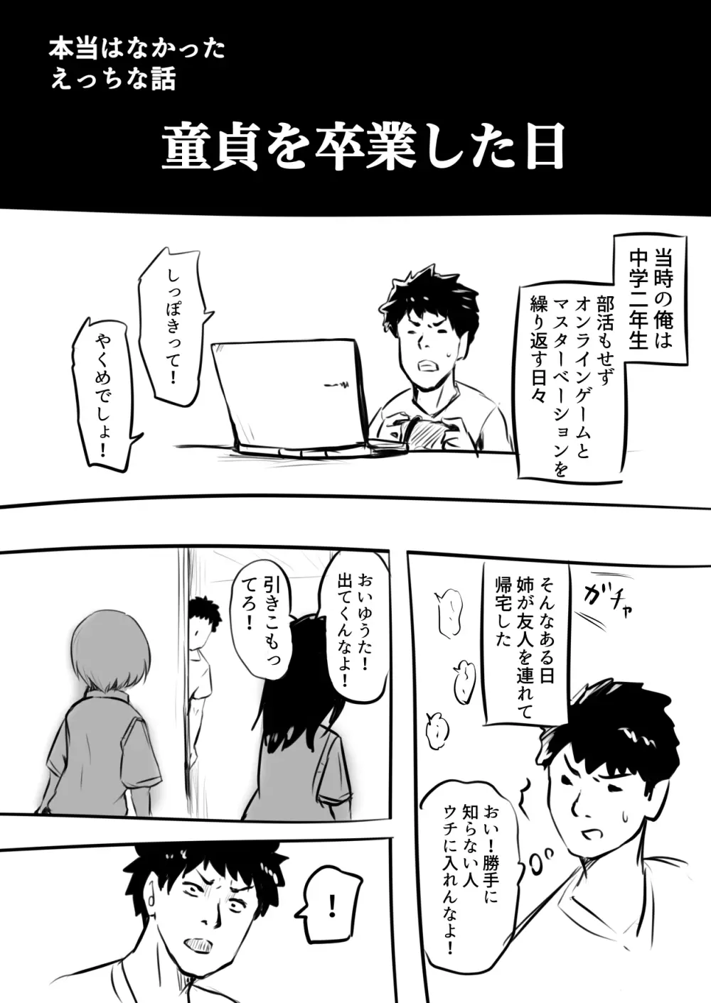 童貞を卒業した日【前編】& 【後編】 - page1