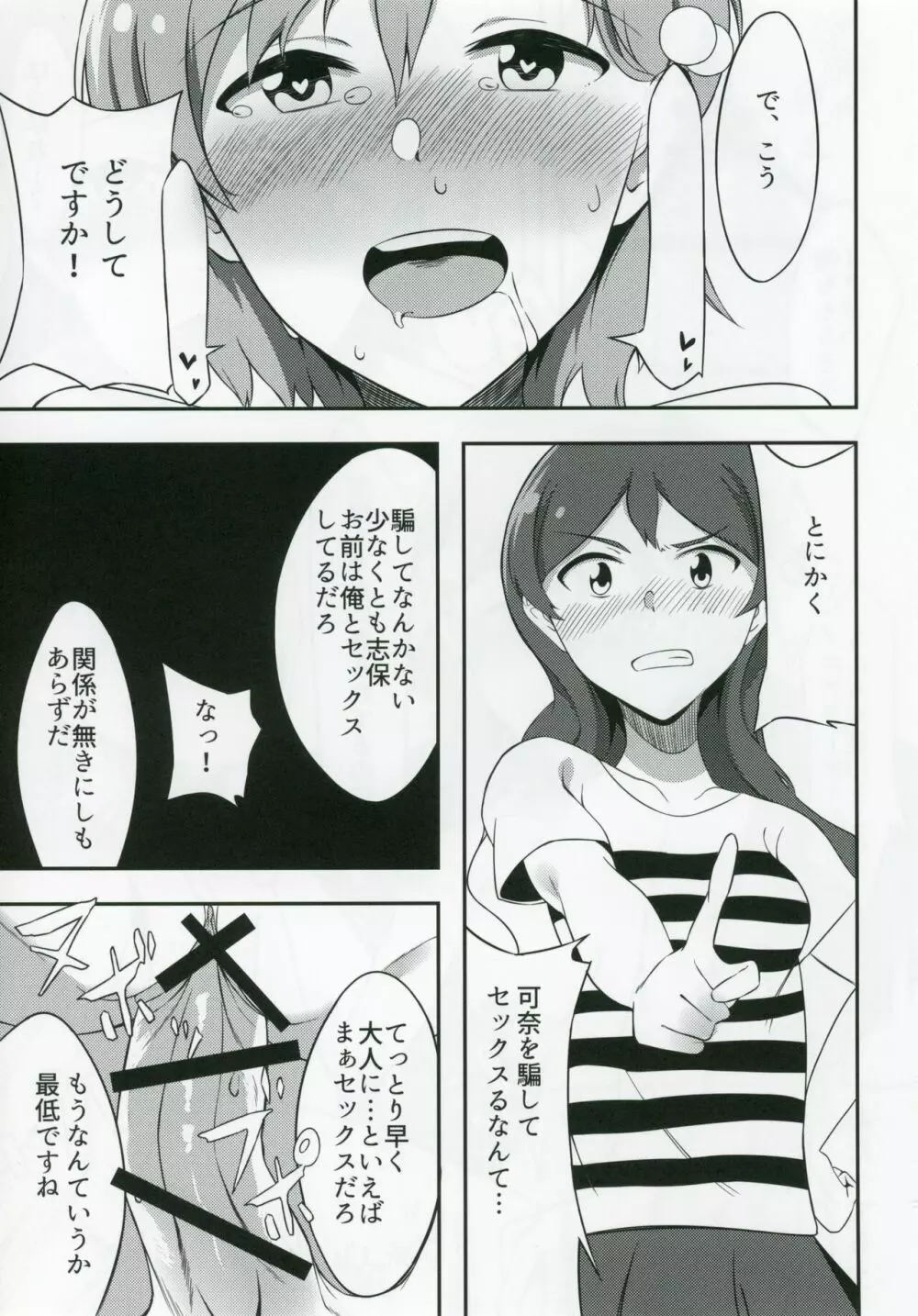 可奈と志保とエッチする本 - page6