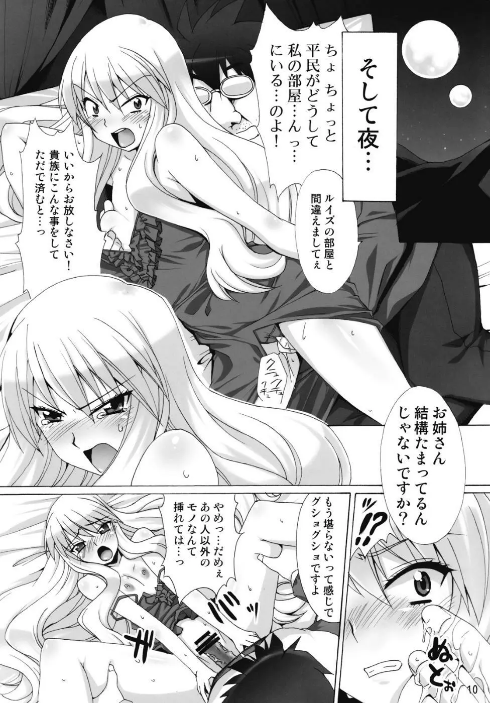 ボクはもっとルイズとSEXする！！ - page9