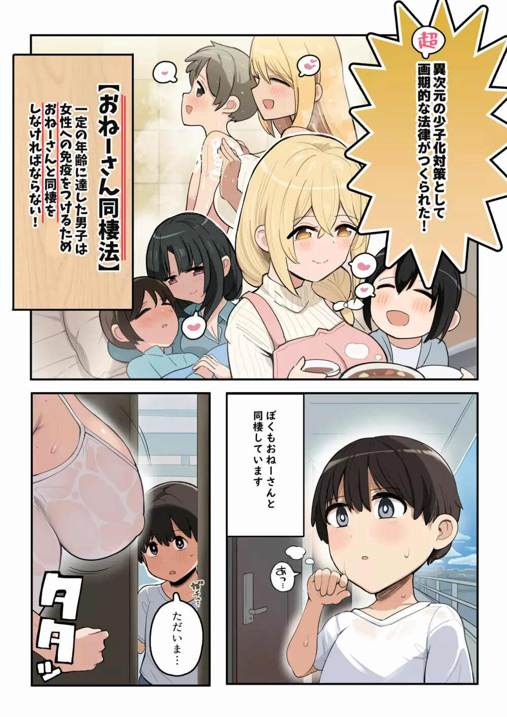 おねーさん同棲法ができちゃった世界 - page2