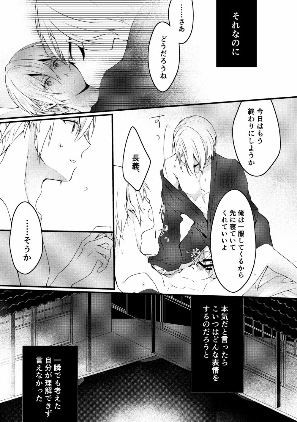 【web再録】君に写せる月影の【ちょぎくに/R-18】 - page17