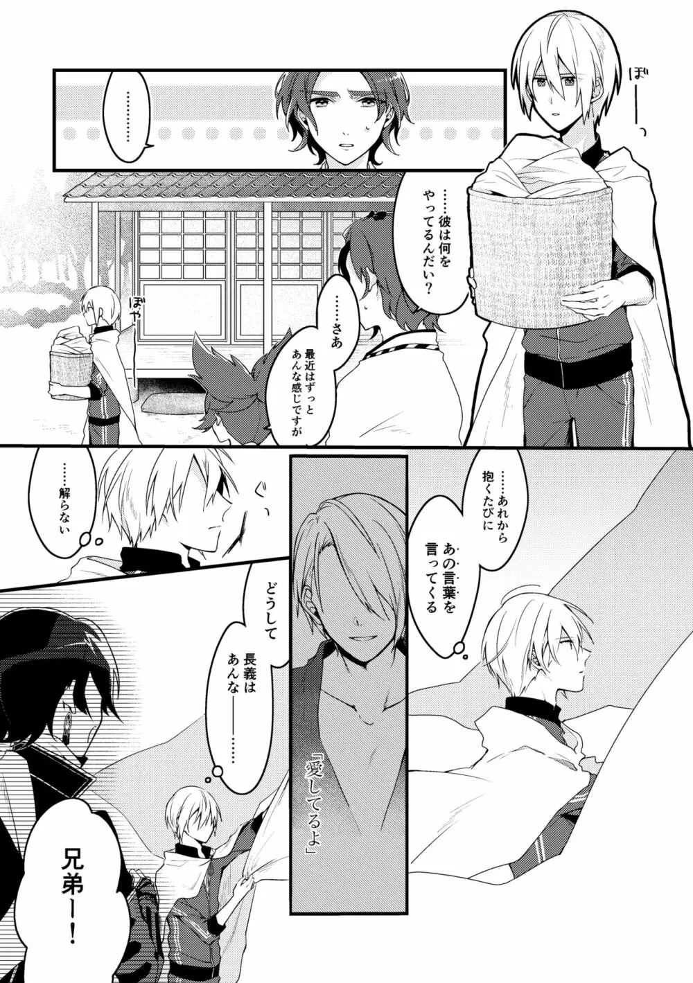 【web再録】君に写せる月影の【ちょぎくに/R-18】 - page5