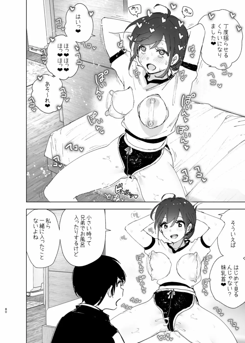 [すぺ (なかに)] 兄(おにいちゃん)のことが大好き!!な妹の話 [DL版] - page79