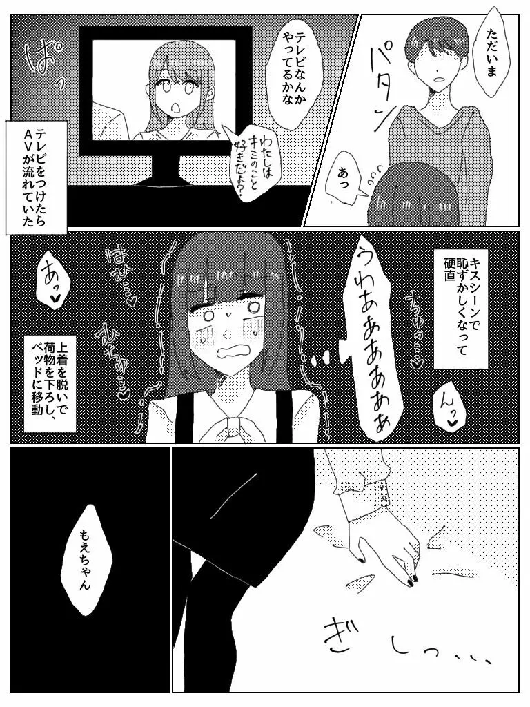 ドスケベべろちゅーオフパコレポ漫画 - page4