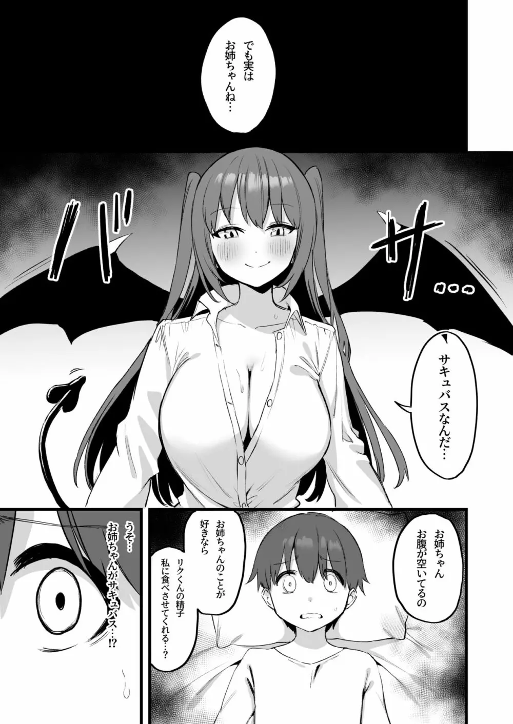 お姉ちゃんはサキュバス!? - page7