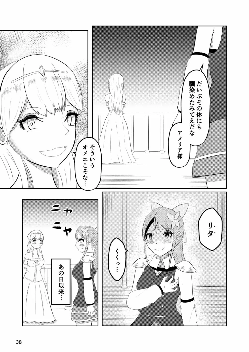 姫と騎士は泥濘に替わる - page37