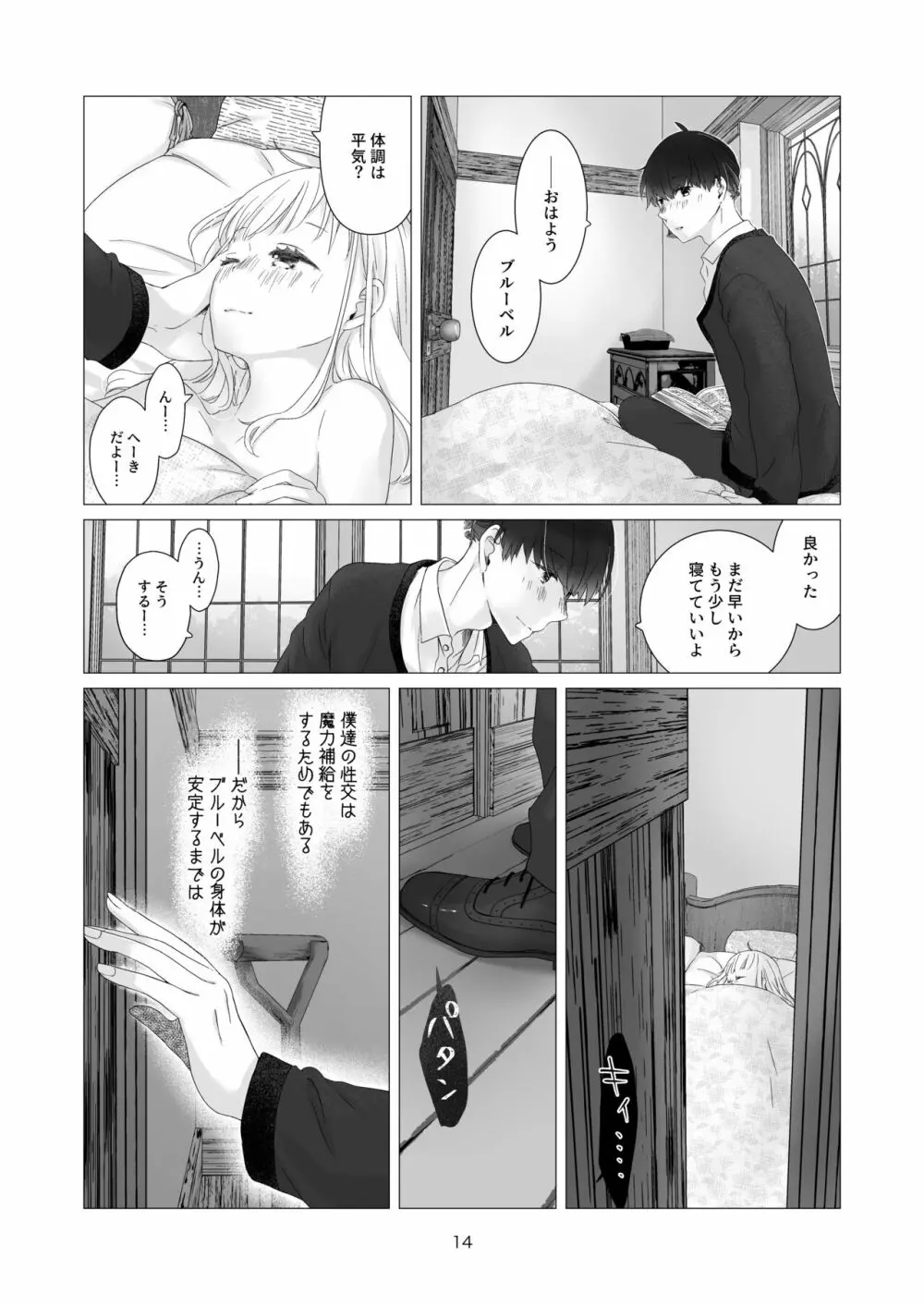 見習い魔法使い君の月の夜 - page14