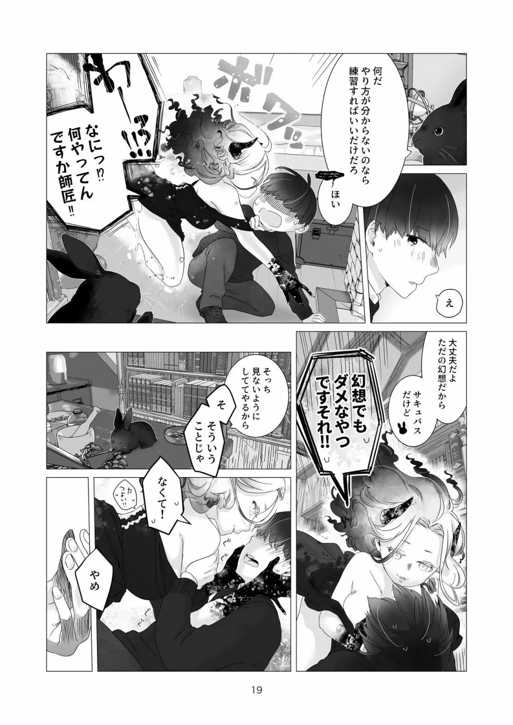 見習い魔法使い君の月の夜 - page19