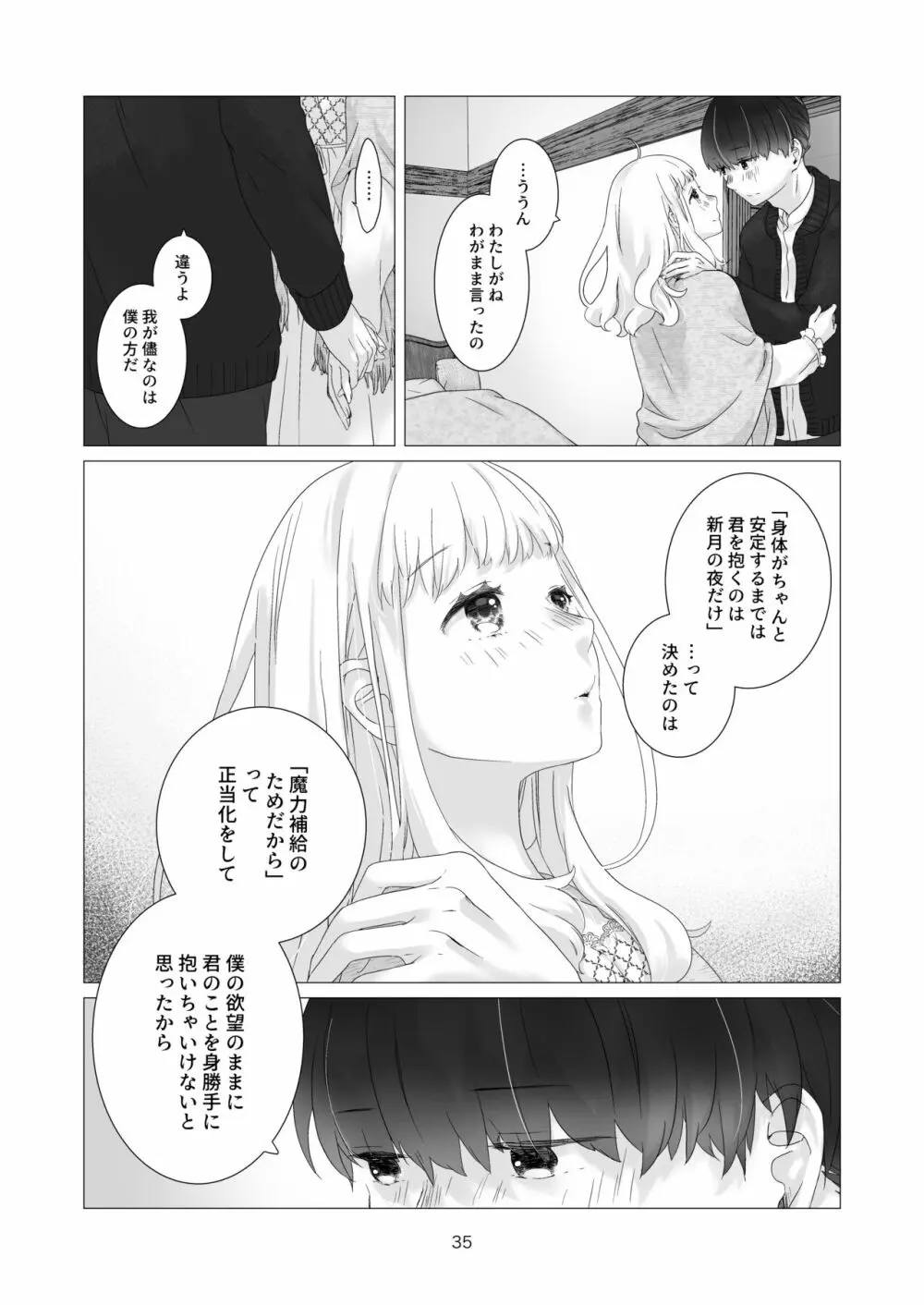 見習い魔法使い君の月の夜 - page35