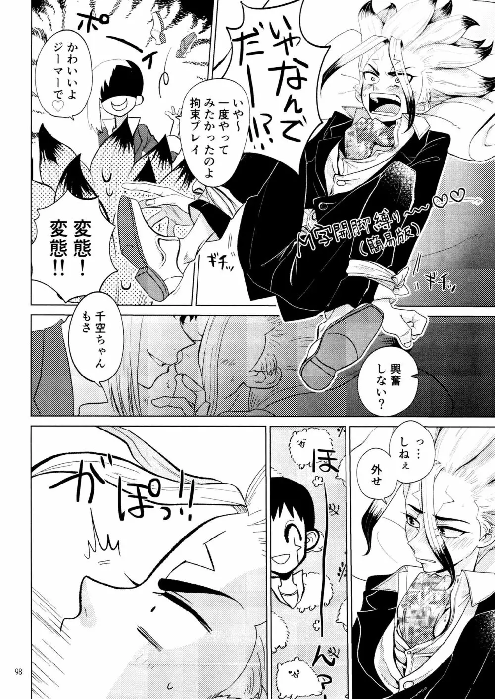 秘密のコフレ【ゲン千性癖アンソロジー】 - page98