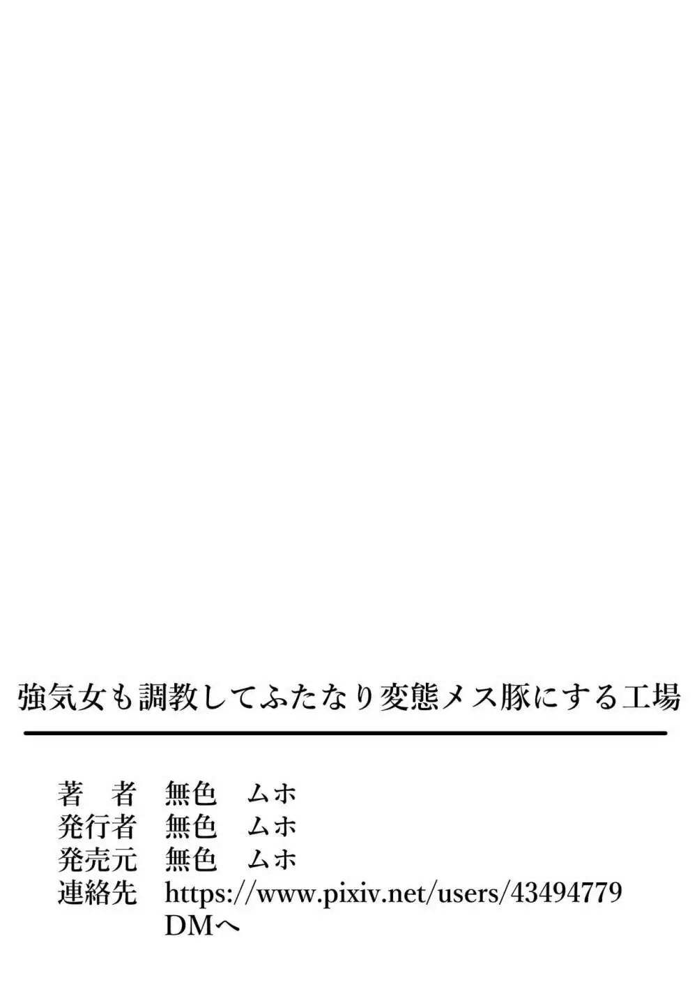 強気女も調教してふたなり変態メス豚にする工場 - page36