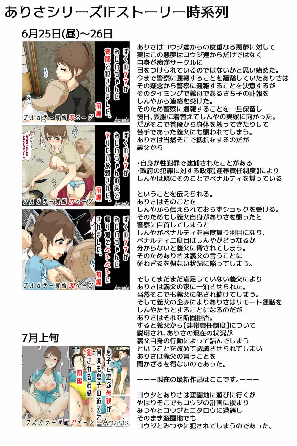 ぼくのママがおじいちゃんに帰り道でベトベトにされました。 完全版 - page146