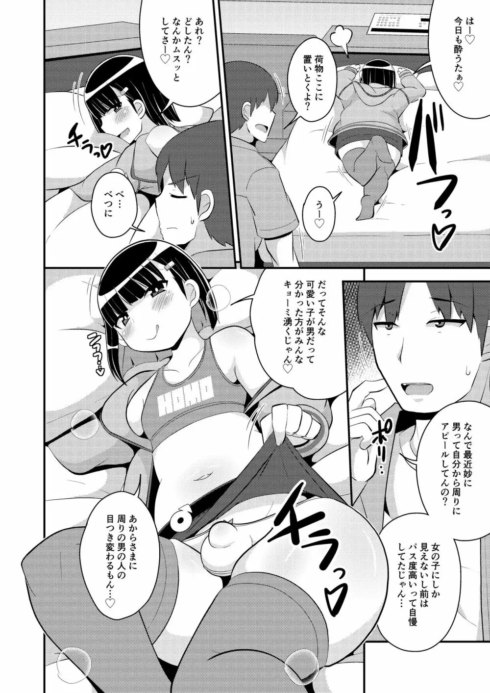 パス度を自ら破壊していく女装子 - page6