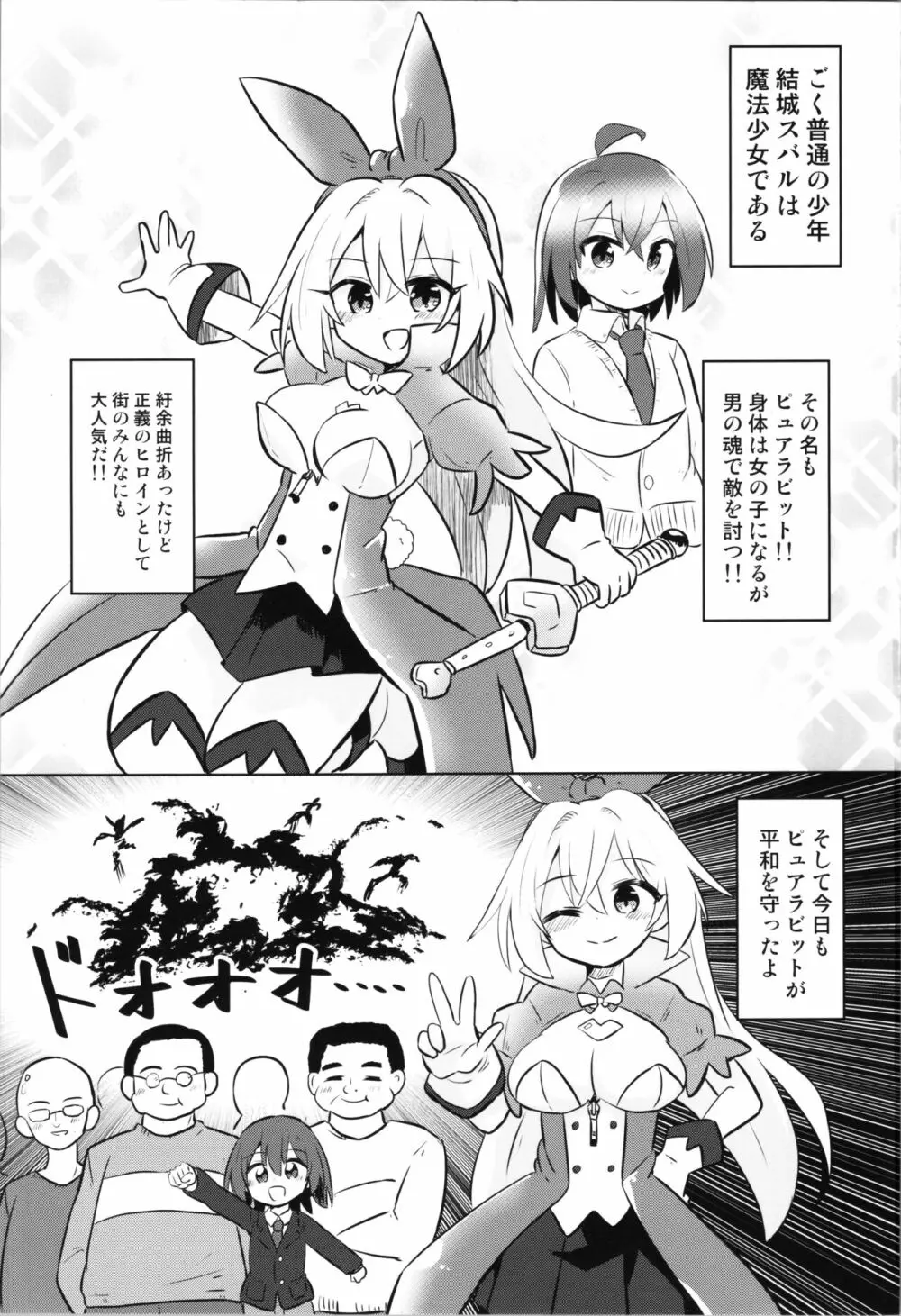 TS魔法少女ピュアラビット3 禁断の慰めっクス - page4