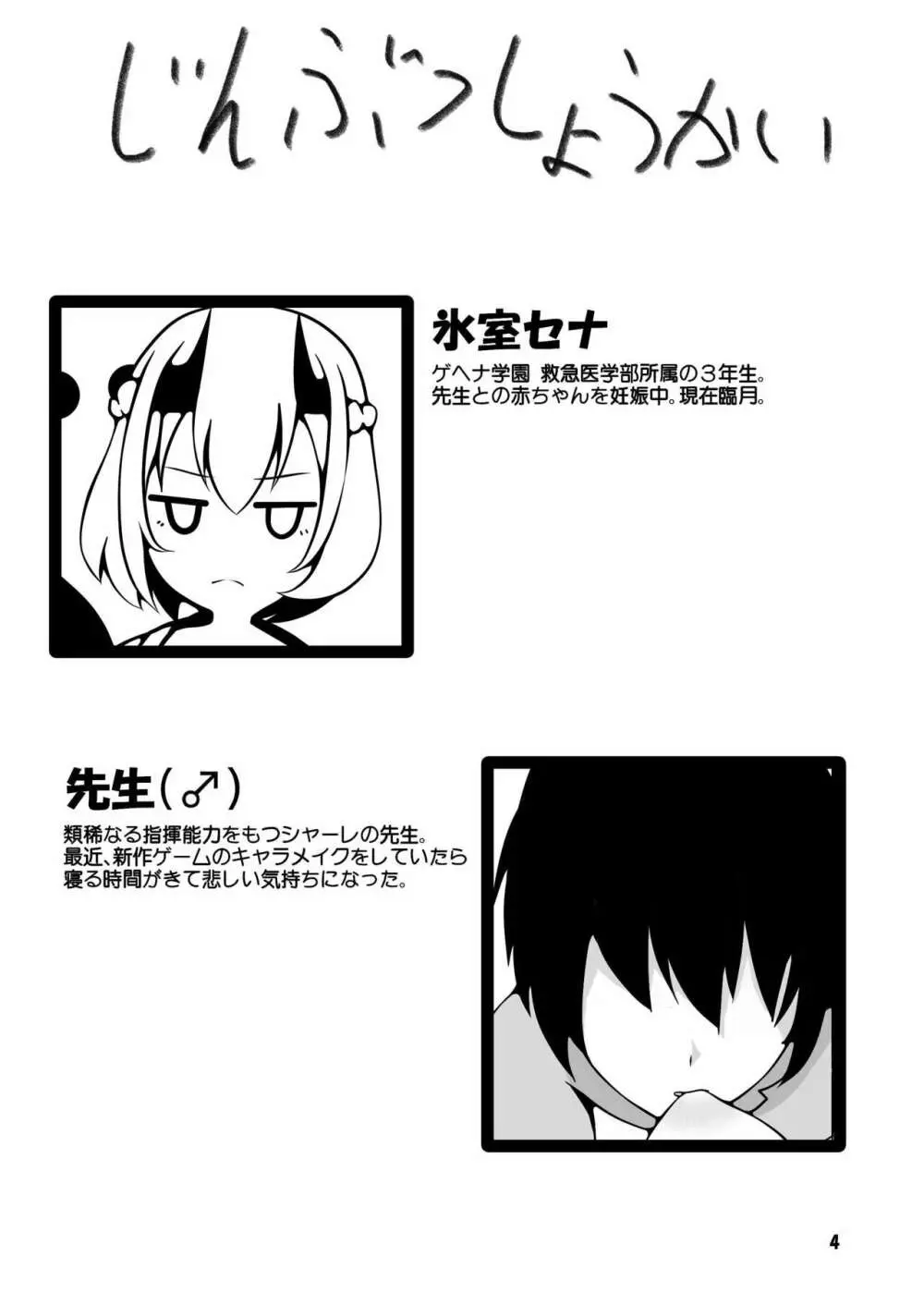 セナが先生に分娩介助してもらう本 - page4