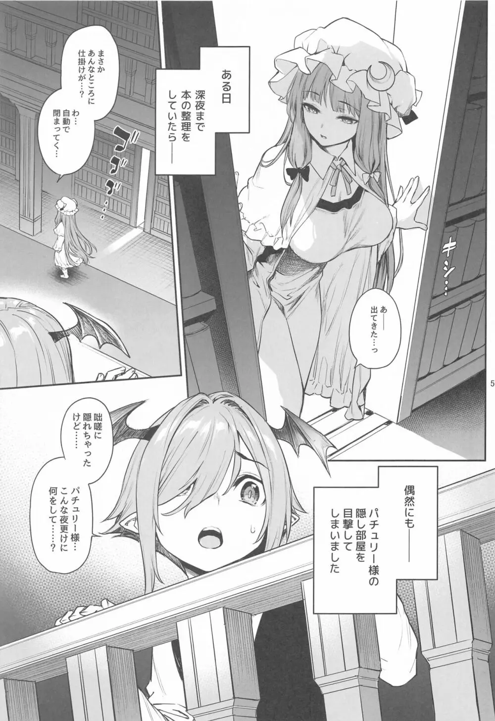 パチュリー様と秘密の部屋 - page3