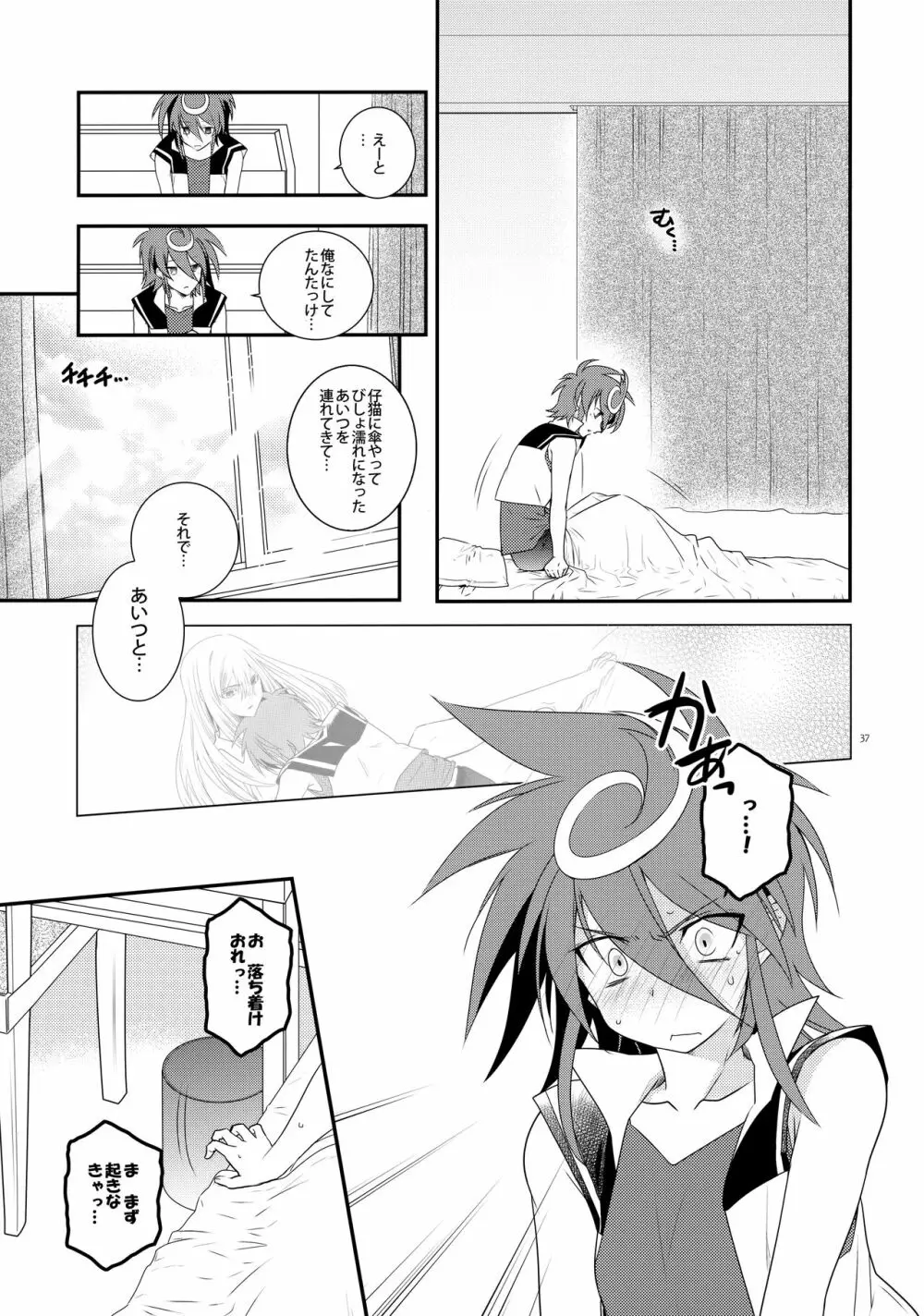 濡れ羽根の天蓋と迷い猫 - page36