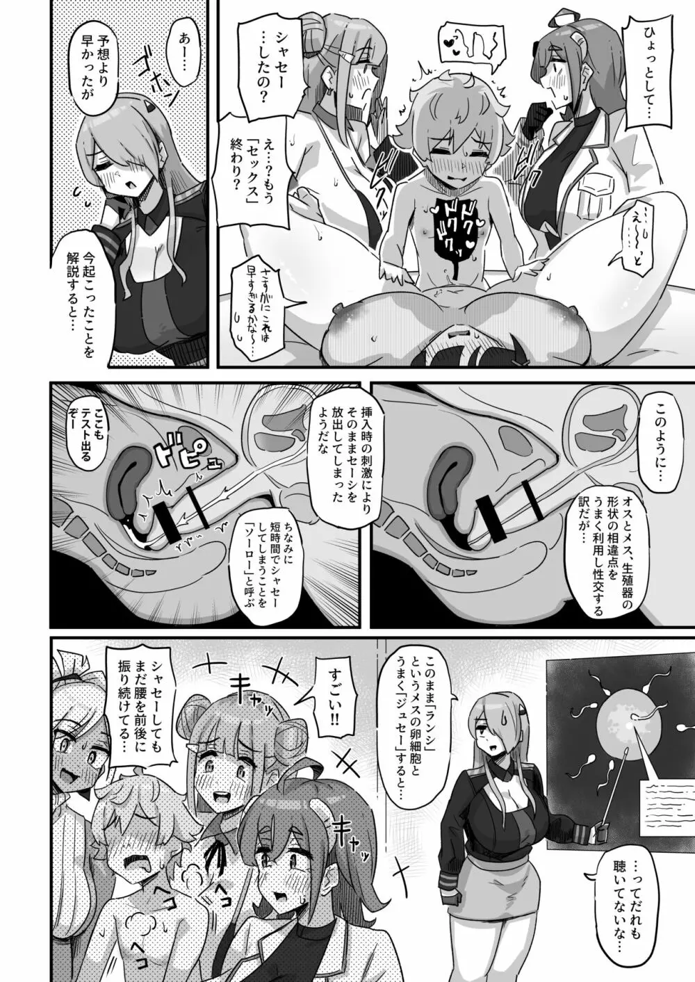 今日の授業は、地球人の繁殖活動の観察です。 - page19