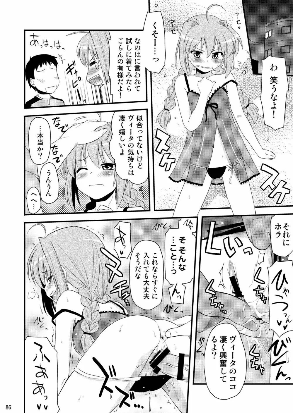 ロリ上司 ヴィータとチンクと+1 - page86