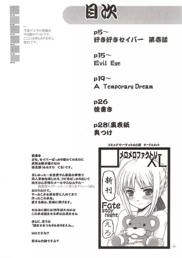 好き好きセイバー vol.01 - page3