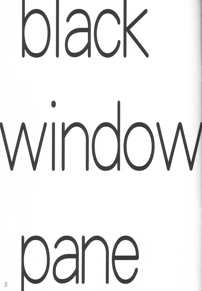 BLACK WINDOWPANE - page2