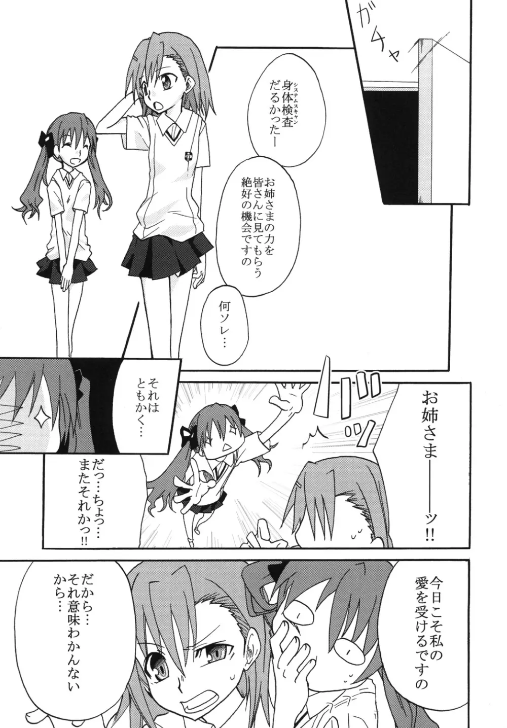 美琴と黒子がちゅっちゅする超電磁砲 - page4