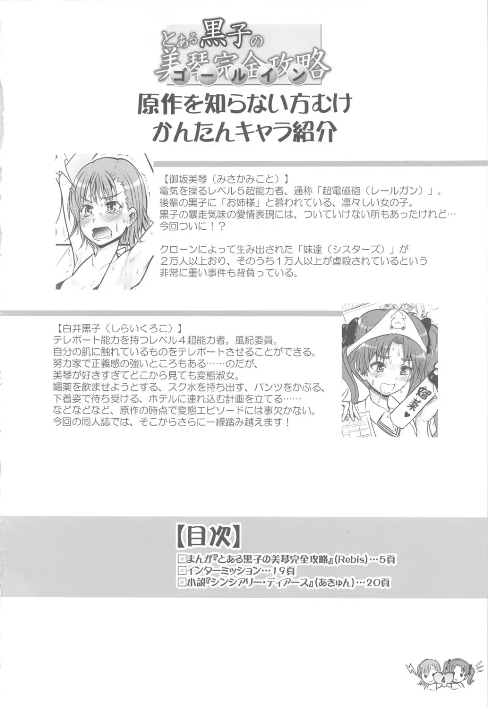 とある黒子の美琴完全攻略 - page3