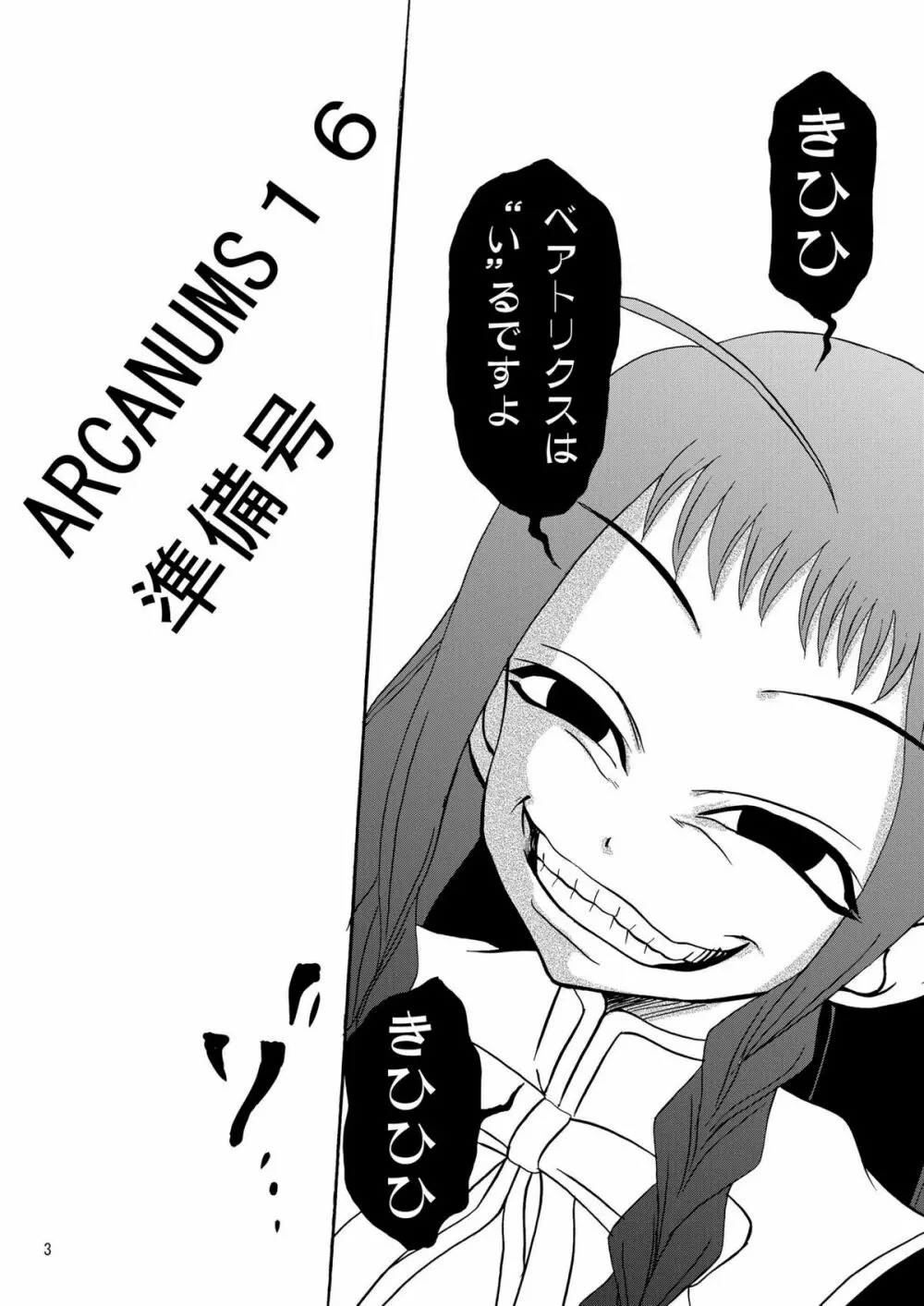 ARCANUMS16準備号 - page3