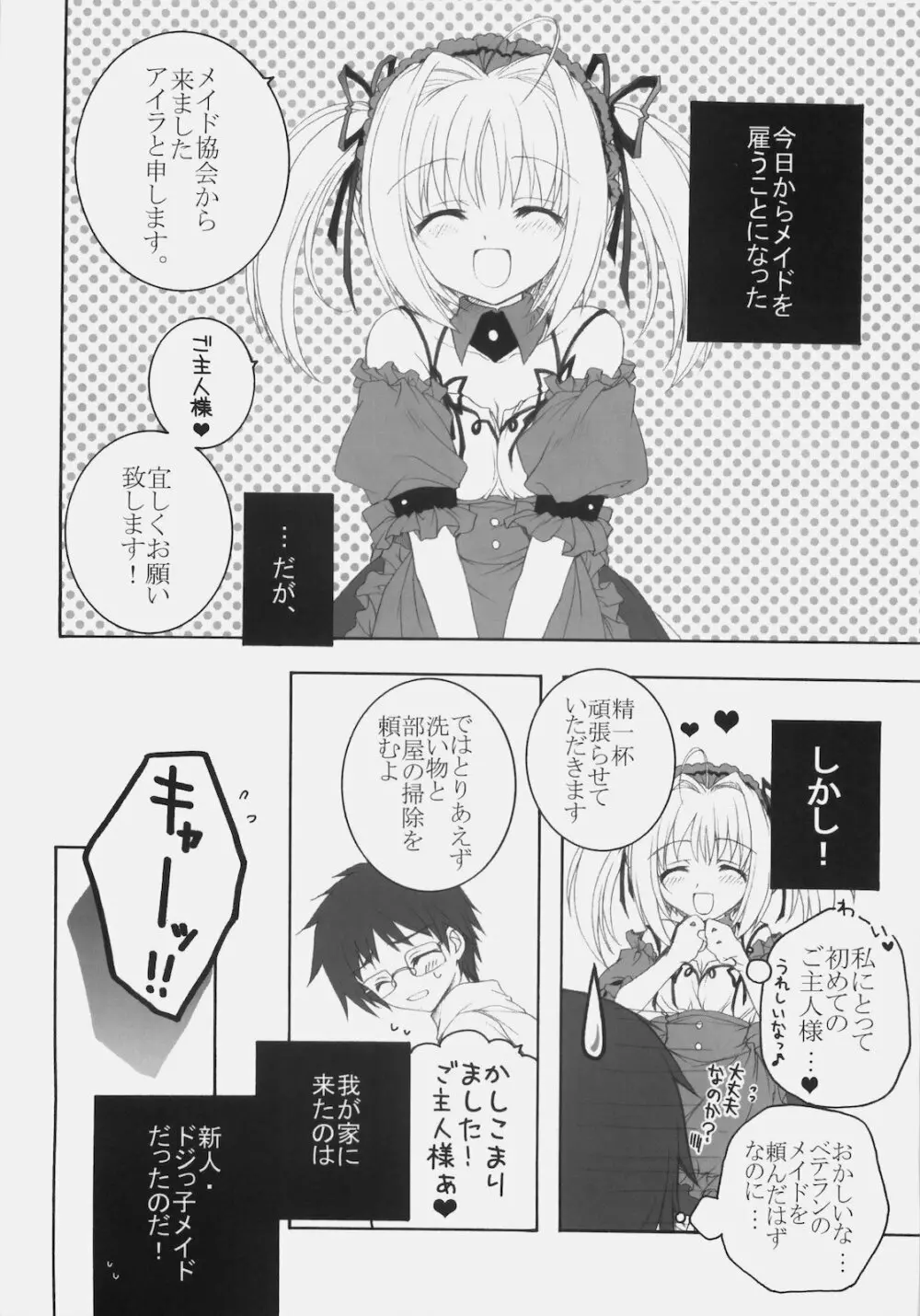 メイドのすすめ！？～1ヶ月目なのですよ。の巻～ - page7