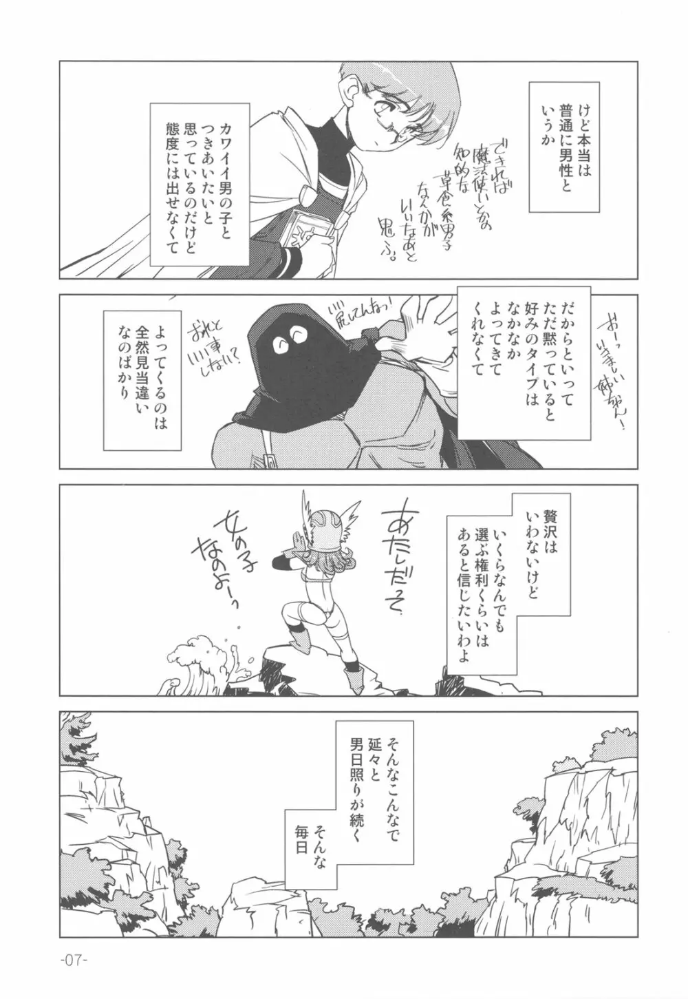 女戦士の秘密 - page7