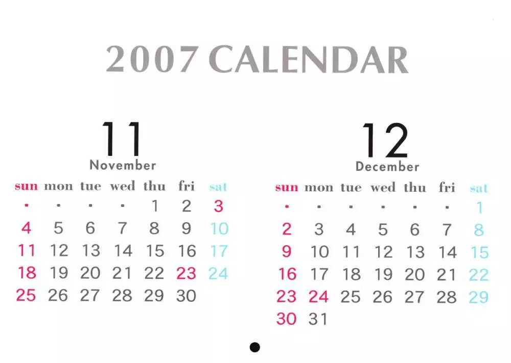 2007 Calendar - page13