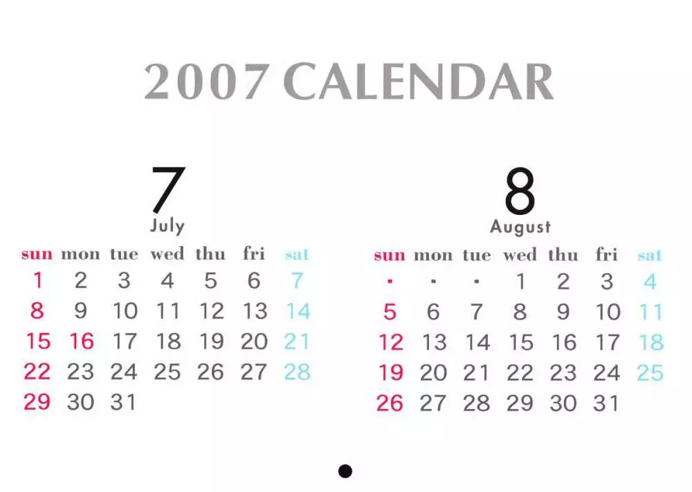 2007 Calendar - page9