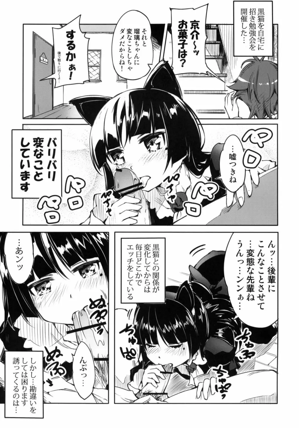 俺の黒猫がこんなににゃんにゃんするわけがない - page2